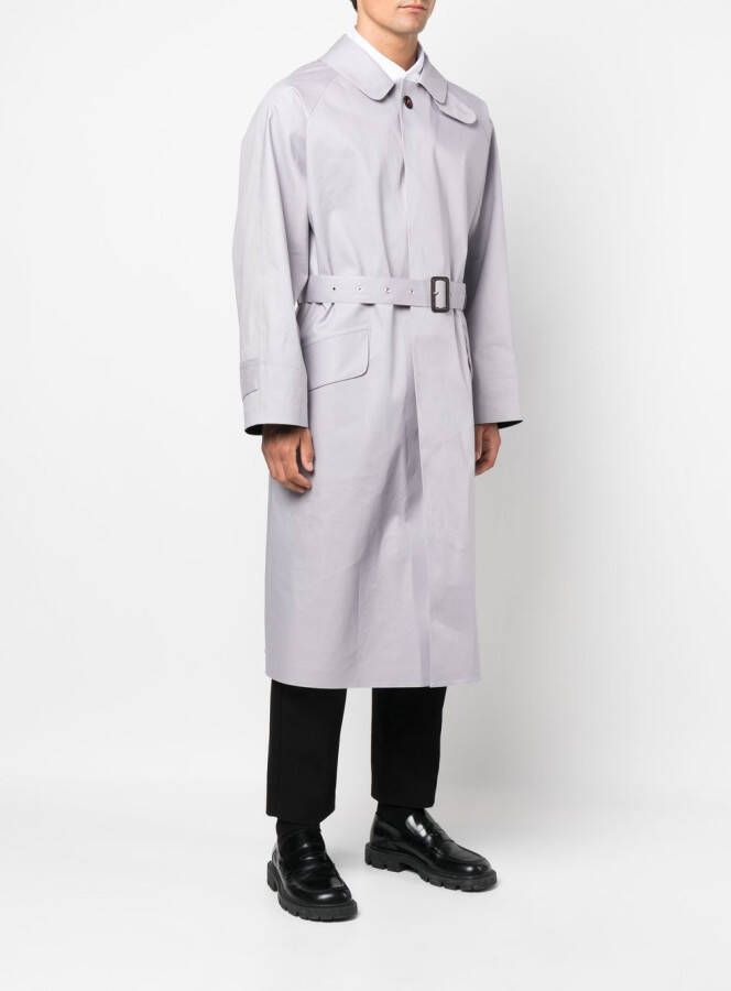 Maison Margiela Jas met ceintuur Paars