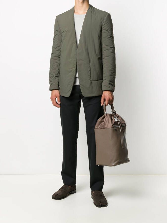 Maison Margiela Pantalon met gestikt detail Zwart