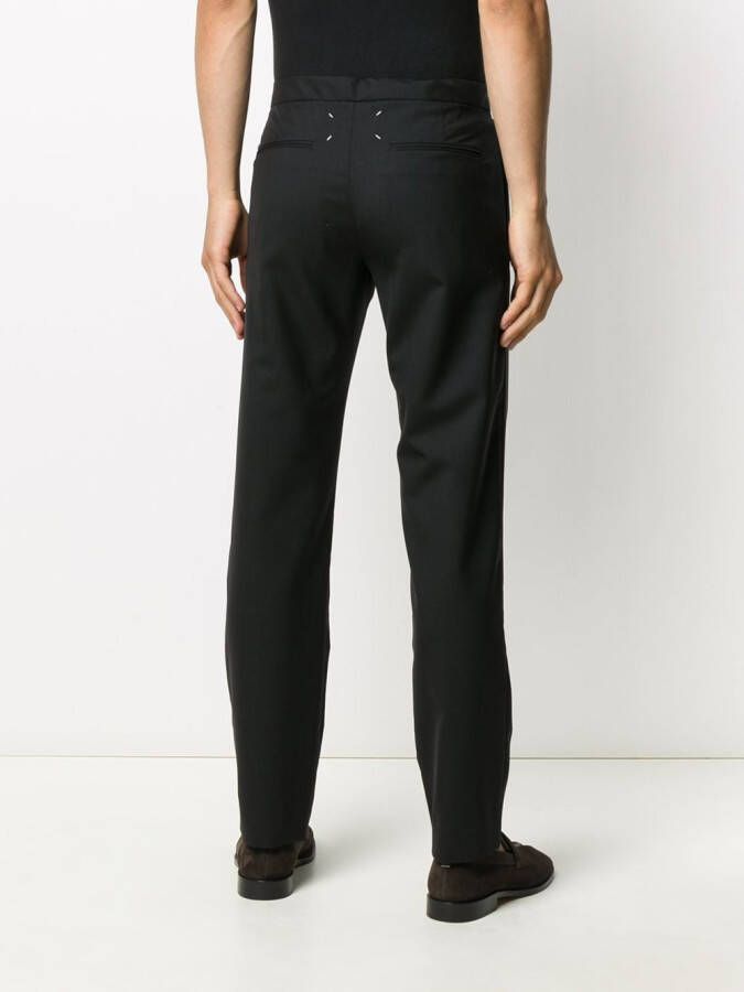 Maison Margiela Pantalon met gestikt detail Zwart