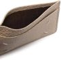 Maison Margiela Leren pasjeshouder met vier stiksels Beige - Thumbnail 3