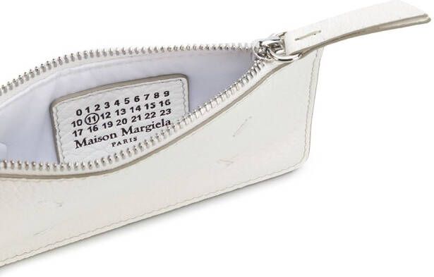 Maison Margiela Pasjeshouder met rits Wit