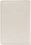 Maison Margiela Leren pasjeshouder met vier stiksels Beige - Thumbnail 2