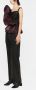 Maison Margiela Mouwloze top met ruches Rood - Thumbnail 3