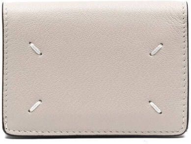 Maison Margiela Portemonnee met stiksels Beige