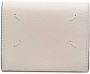 Maison Margiela Leren portemonnee met vier stiksels Beige - Thumbnail 2