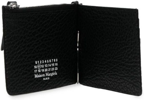Maison Margiela Portemonnee met vier stiksels Zwart