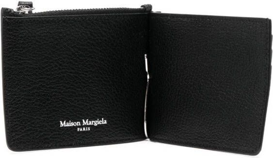 Maison Margiela Portemonnee met stiksels Zwart