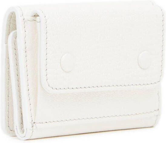 Maison Margiela Portemonnee met stiksels Wit