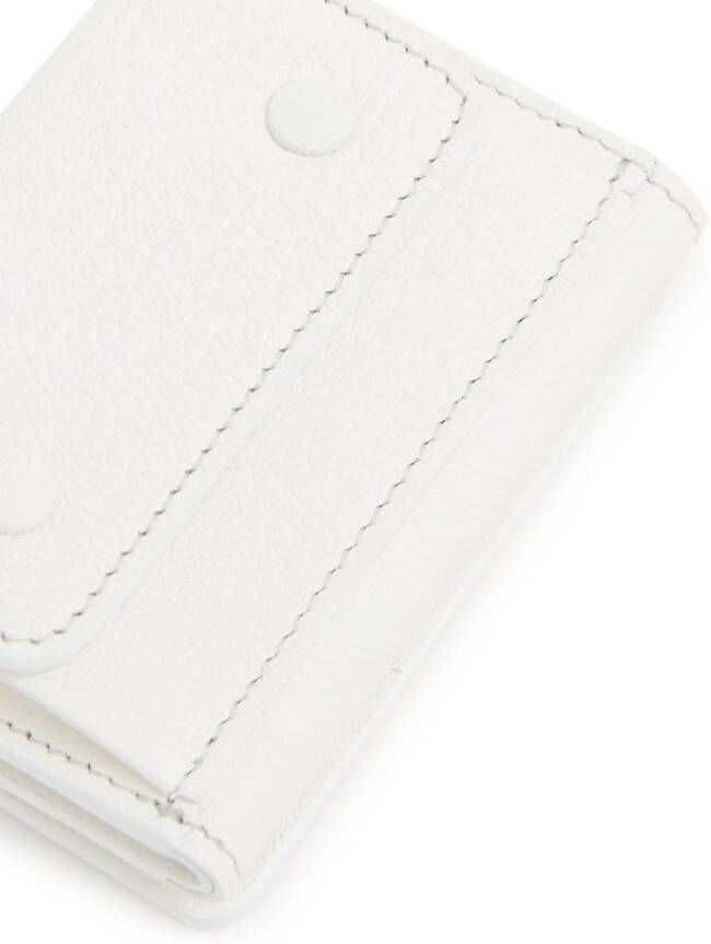 Maison Margiela Portemonnee met stiksels Wit