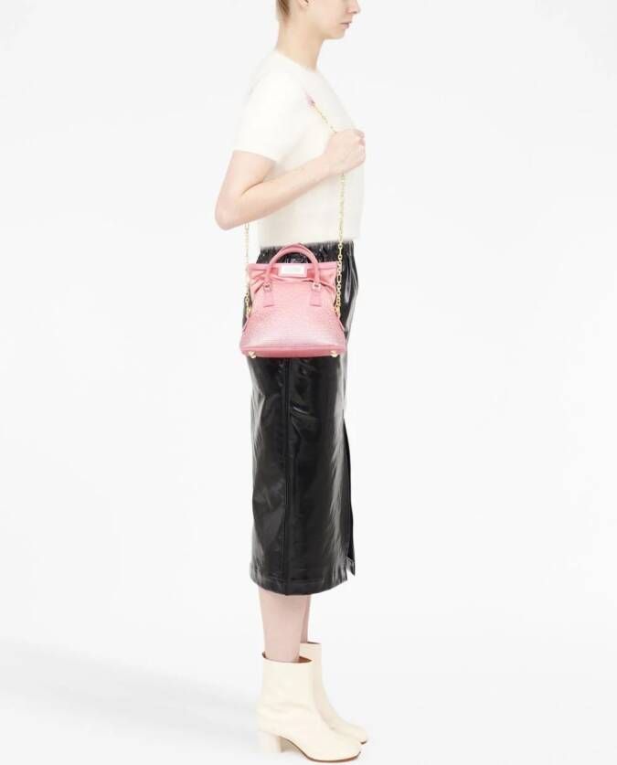 Maison Margiela 5AC Cinema Inferno kleine schoudertas Roze