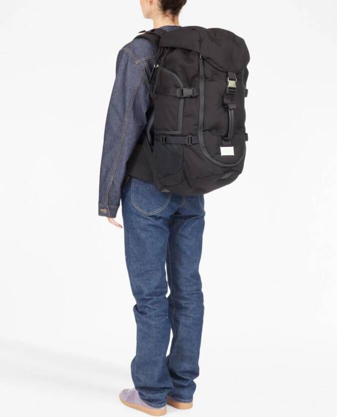 Maison Margiela Glam Slam grote rugzak Zwart