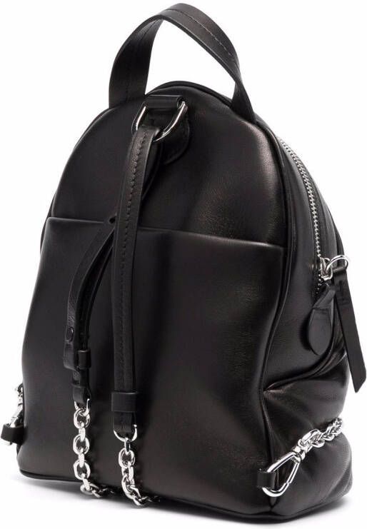 Maison Margiela Glam Slam gevoerde rugzak Zwart