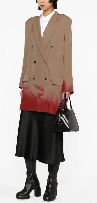 Maison Margiela Satijnen rok Zwart