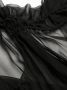 Maison Margiela Doorzichtige zijden mini-jurk Zwart - Thumbnail 3