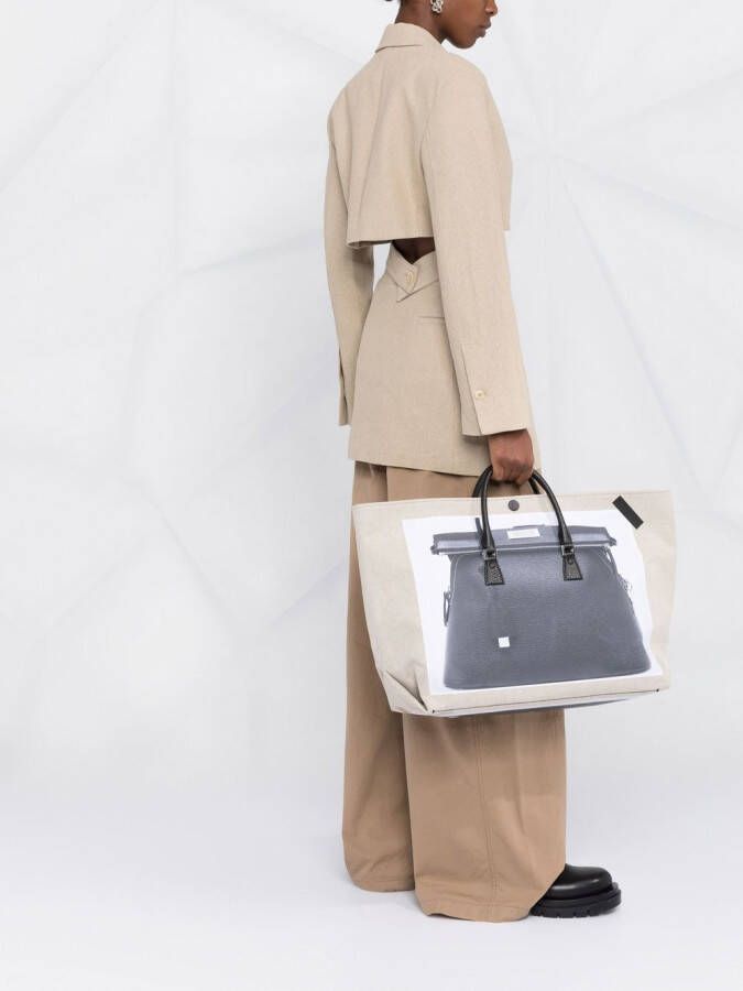 Maison Margiela 5AC trompe-l'oeil shopper Beige