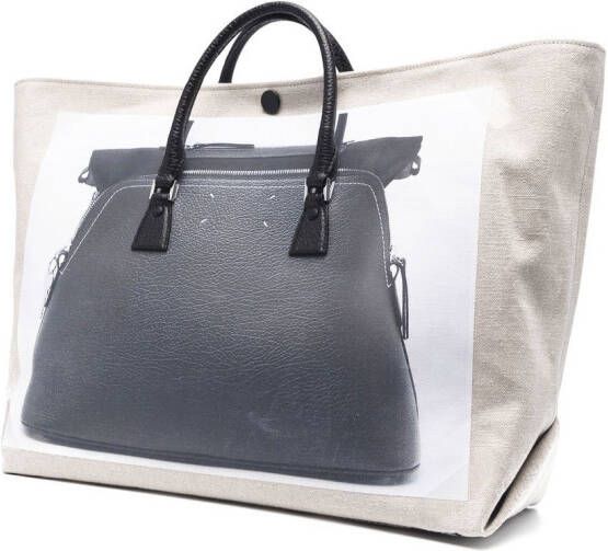 Maison Margiela 5AC trompe-l'oeil shopper Beige