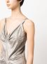 Maison Margiela Midi-jurk met moiré-effect Grijs - Thumbnail 5