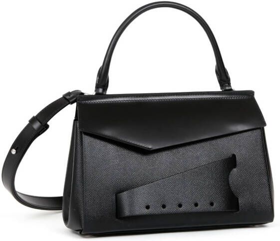 Maison Margiela Snatched leren shopper Zwart