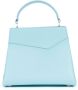 Maison Margiela Snatched leren schoudertas Blauw - Thumbnail 4