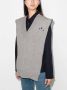 Maison Margiela Spencer met ronde hals Grijs - Thumbnail 2