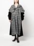 Maison Margiela Spliced geruite midi-jurk Zwart - Thumbnail 2