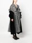 Maison Margiela Spliced geruite midi-jurk Zwart - Thumbnail 3