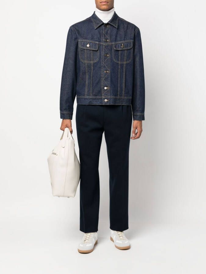 Maison Margiela Straight broek Blauw
