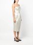 Maison Margiela Strapless mini-jurk Groen - Thumbnail 3