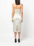 Maison Margiela Strapless mini-jurk Groen - Thumbnail 4