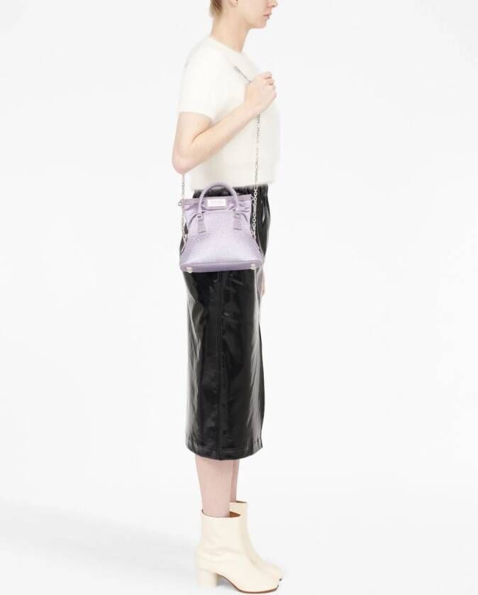 Maison Margiela 5AC Cinema Inferno kleine schoudertas Zilver