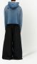 Maison Margiela Hoodie met gerafelde rand van biologisch katoen Blauw - Thumbnail 4
