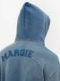 Maison Margiela Hoodie met gerafelde rand van biologisch katoen Blauw - Thumbnail 5
