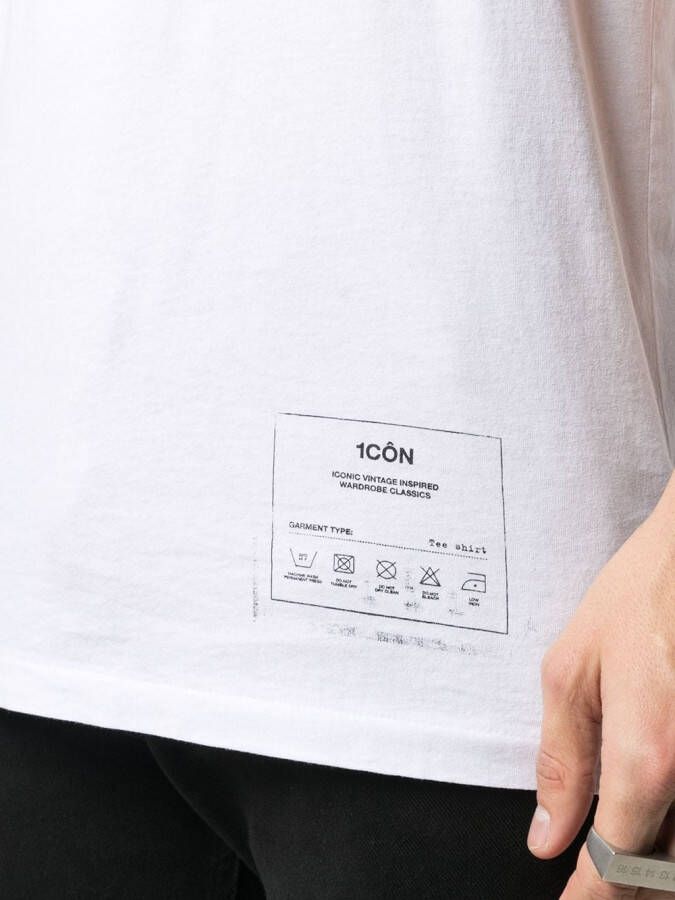 Maison Margiela T-shirt met print Wit