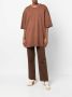 Maison Margiela Gerafeld T-shirt met ronde hals Bruin - Thumbnail 3