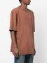 Maison Margiela Gerafeld T-shirt met ronde hals Bruin - Thumbnail 4