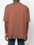 Maison Margiela Gerafeld T-shirt met ronde hals Bruin - Thumbnail 5