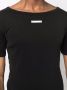 Maison Margiela T-shirt met stikseldetail Zwart - Thumbnail 5