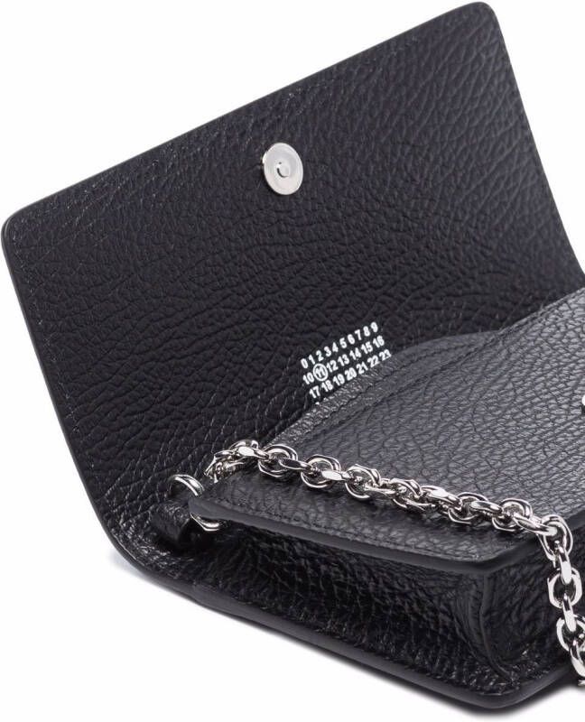 Maison Margiela Clutch met stiksels Zwart