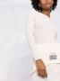Maison Margiela Jersey body met ronde hals Beige - Thumbnail 5