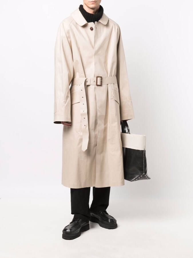 Maison Margiela Trenchcoat met ceintuur Beige