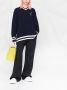 Maison Margiela Trui met geborduurde bloemen Blauw - Thumbnail 2