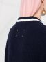 Maison Margiela Trui met geborduurde bloemen Blauw - Thumbnail 5