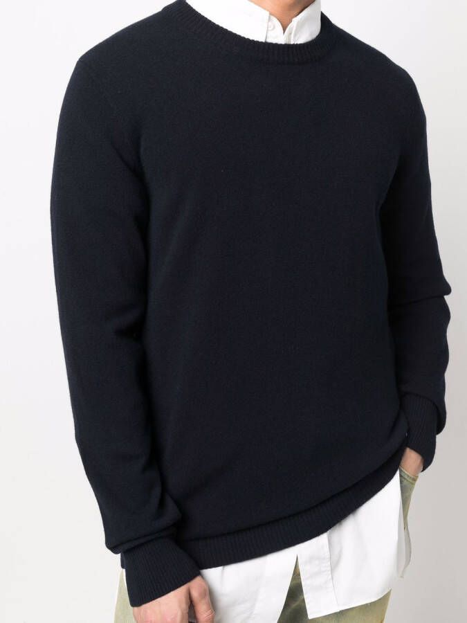 Maison Margiela Trui met logo Blauw