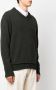 Maison Margiela Gebreide trui met elleboogpatch Groen - Thumbnail 4