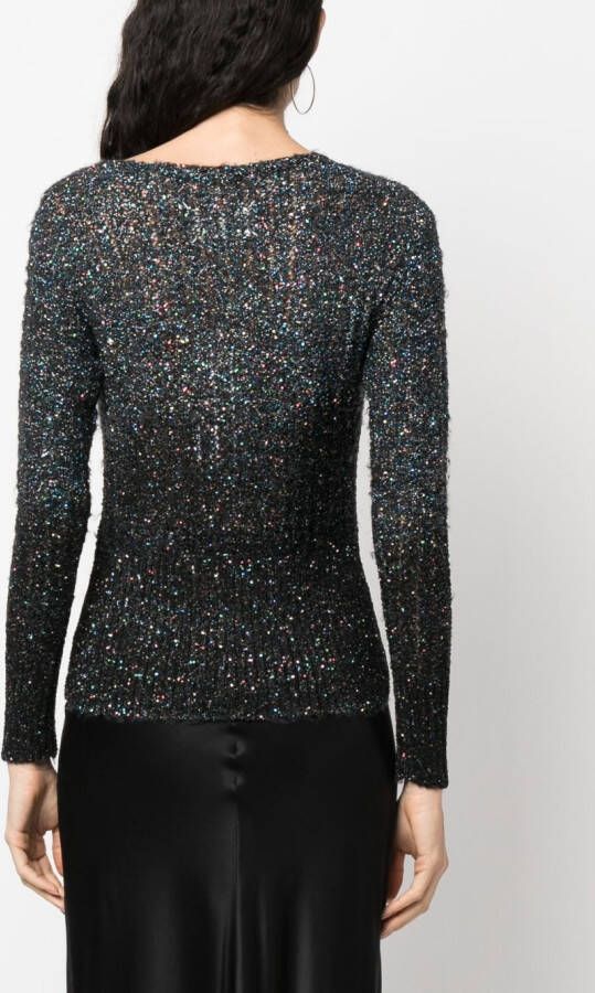 Maison Margiela Trui verfraaid met pailletten Blauw