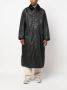 Maison Margiela Gecoate trenchcoat Zwart - Thumbnail 2