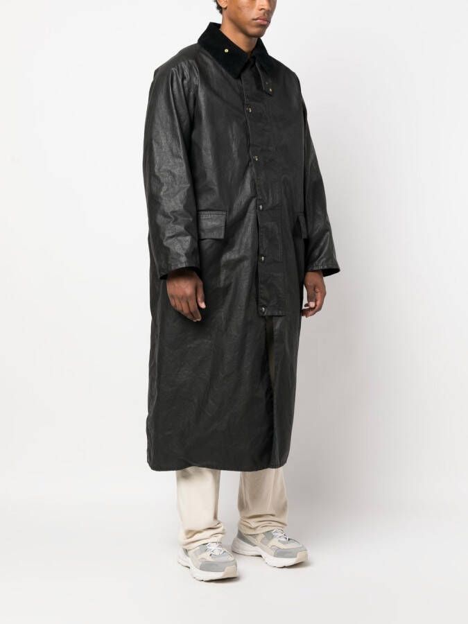 Maison Margiela Gecoate trenchcoat Zwart