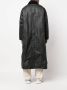 Maison Margiela Gecoate trenchcoat Zwart - Thumbnail 4