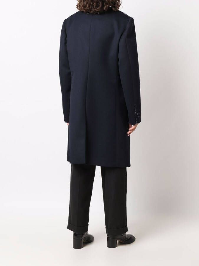 Maison Margiela Wollen jas Blauw