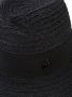 Maison Michel Black Straw Virginie hat Zwart - Thumbnail 5